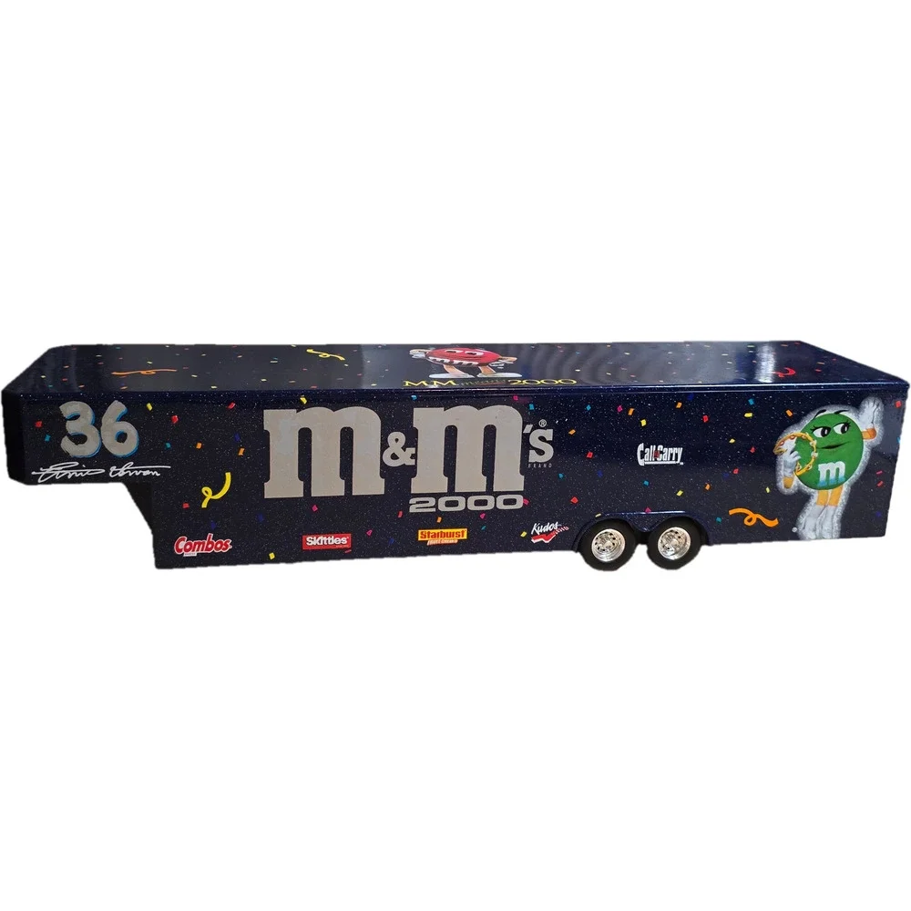 Ernie Irvan #36 M&M's 2000 1994 Chevy Dually Truck & Trailer 1:24 Brookfield